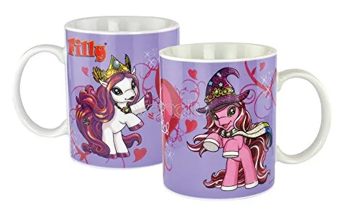 Unitedlabels AG Porzellan-Tasse, Lila, 1 Stück (1er Pack) in lila von United Labels