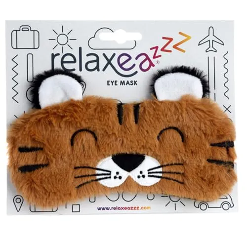 Puckator Adoramals Tiger Plüsch Augenmaske