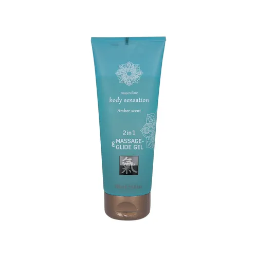 Massage- & Glide Gel 2 in 1 - Amber scent