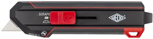 WEDO Cutter & Schaber 2-in-1 Premium Klinge: 19 mm schwarz/rot