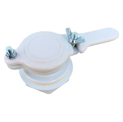 Quetschhahn für Lebensmitteleimer 41 mm Auslaufhahn Ablaufhahn Honig Imkerei Hahn Eimer