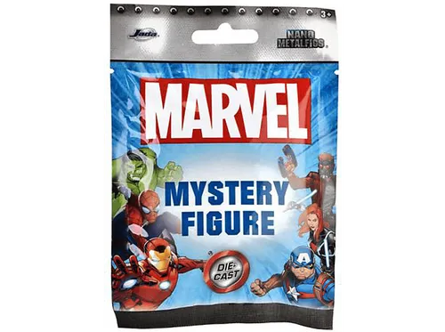Jada Toys 253221016 - Marvel Nanofiguren Blind Pack, 4 cm, Überraschungsfigur im Metall-Design für Sammler und Fans ab 3 Jahren