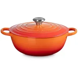 Le Creuset Signature La Marmite aus Gusseisen, Ø 26 cm - Kasserollen mit 4,1 l Volumen, ideal für alle Herdarten, inklusive Induktion. Perfekte Wärmeverteilung für schmackhafte Eintöpfe und Fleischgerichte, made in France.