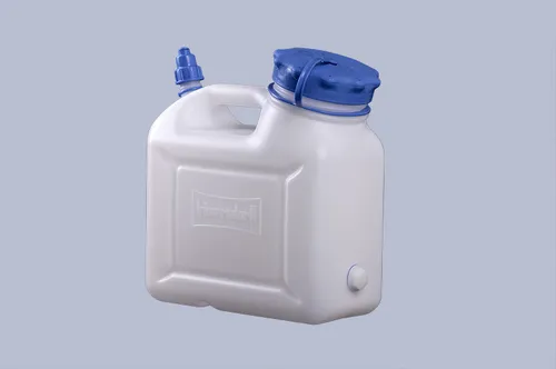 Hünersdorff Weithalskanister 6L - 817110 - Robuster 6L Kanister mit weitem Hals, ideal für das einfache Befüllen und Entleeren von Flüssigkeiten.