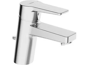 Hansa HANSATWIST Waschtisch Einhand Einlochbatterie - Elegante Badarmatur in Chrom, vollhebelgesteuert und inklusive Ablaufgarnitur für komfortable Nutzung.