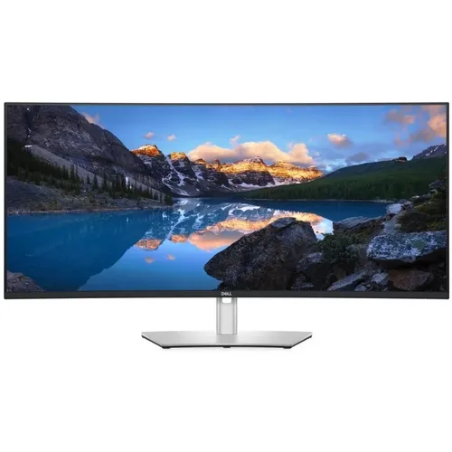 Dell UltraSharp WUHD 40 Zoll-Monitor - geschwungen, 39.7 Zoll (100.8 cm), exzellente Bildqualität und augenschonender Blaulichtfilter für komfortables Arbeiten