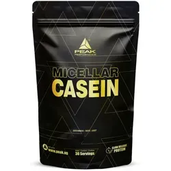 Peak Micellar Casein Vanille 900g - Sportnahrung mit 100% natürlichem, bioaktivem Casein Protein – ideal für regenerierende Phasen, reich an Glutamin, BCAAs und EAAs.