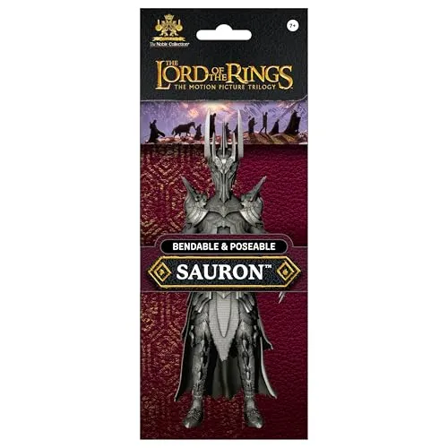 The Noble Collection Biegbarer Sauron - Biegbarer Sauron aus Der Herr der Ringe, detailreiche Figur mit beweglichen Teilen, ideal für Kinder und Sammler ab 7 Jahren.