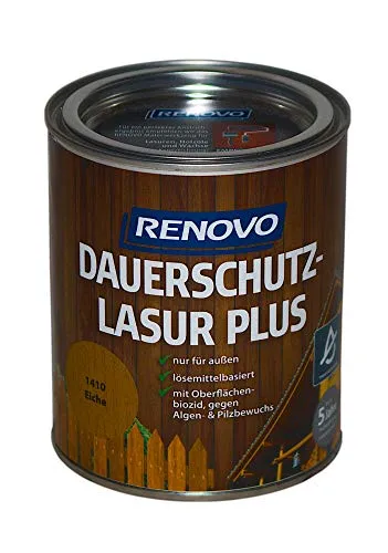 0,75L RENOVO Dauerschutzlasur 1410 Eiche Lasur Holzlasur
