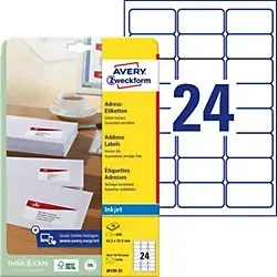 AVERY Etiquette d'adresse jet d'encre von Avery Zweckform