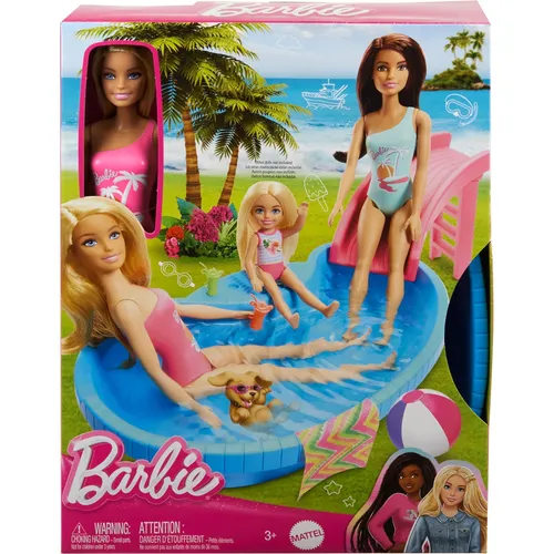 Barbie Doll And Pool Playset