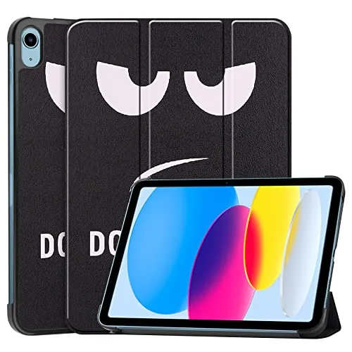 Lobwerk Smart Cover Hülle für Apple Ipad 10. Generation A2757/A2777 2022 10.9 Zoll Schutzhülle Flip Case aufstellbare Tasche Bookstyle Design
