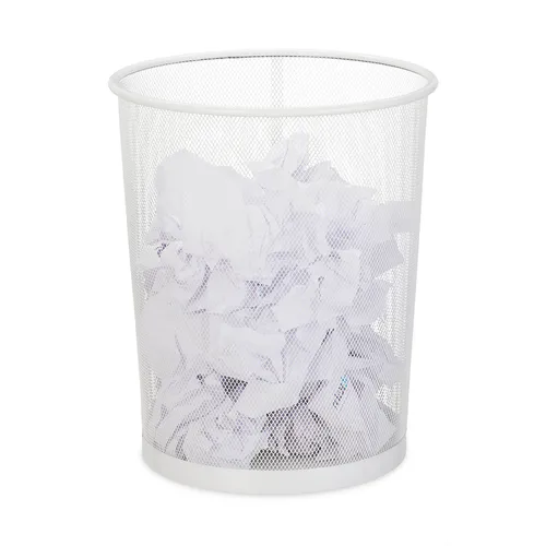 Papierkorb Papiermülleimer Gitterkorb Rundmüllkorb Offener Mülleimer 20 l