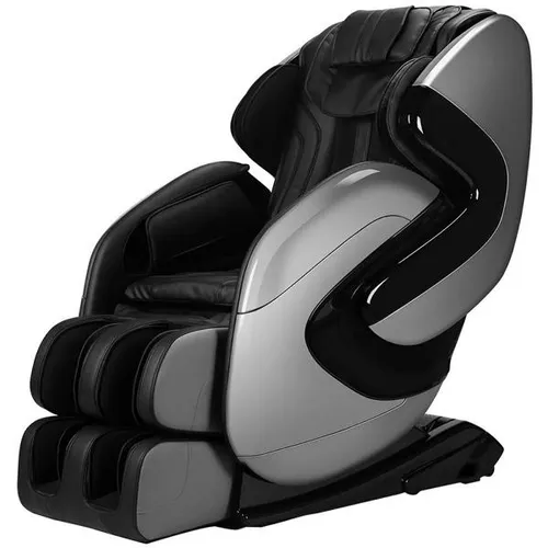 Massagestuhl 3D Relax Sessel elektrisch grau - Eleganter Massagesessel in Grau mit anpassbarer Massagefunktion und Bluetooth-Verbindung. Ideal für entspannende Momente im Wohnzimmer oder Schlafzimmer. Maße: 143 x 78 x 122 cm.