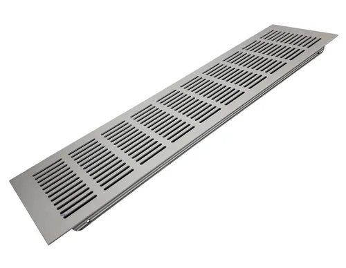Lüftungsgitter LG-4010 AA - Alu F1 400 x 100 mm Stegblech Abluftgitter Türgitter