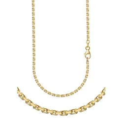 Firetti Collierkettchen Schmuck Geschenk Gold 333 und 585 Armband Kette Ankerkette diamantiert, Made in Germany gelb|goldfarben 70 | 3 mm