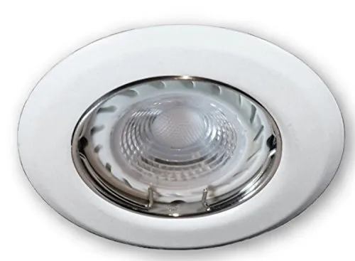 LICHT DISCOUNT 12V LED Einbaustrahler Modell SSD005 | Einbaugehäuse weiss | 5,5W LED Leuchtmittel neutralweiss