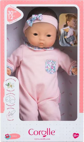 Corolle Baby Doll Calin Mila 30cm - Weich und kuschelig - Puppen & Zubehör - Die 30cm große Corolle Baby Doll Calin Mila ist perfekt zum Kuscheln und Spielen, ideal für kleine Kinder.