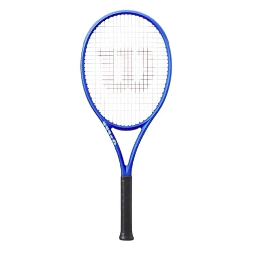 Wilson Tennisschläger ULTRA 100 V5 - Maximale Power und modernes Design - Schläger mit SI3D-Technologie für gezielte Power, Spin und Kontrolle. Der vergrößerte Sweetspot sorgt für ein optimales Spielgefühl – ideal für ambitionierte Spieler.