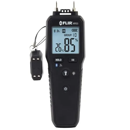 FLIR MR55 Pin Feuchtemessgerät mit Bluetooth - Labor-pH-Meter mit Bluetooth-Funktion, ermöglicht einfache Datenübertragung und ist ideal für präzise Feuchtemessungen.