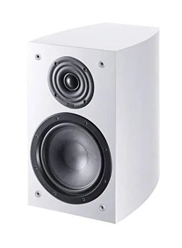 Heco Victa Elite 302 Regal-Lautsprecher (Paar) - Weiß - Regal-Lautsprecher in elegantem Weiß, bieten beeindruckenden Klang und sind perfekt für Ihr Heimkino oder Musikzimmer.