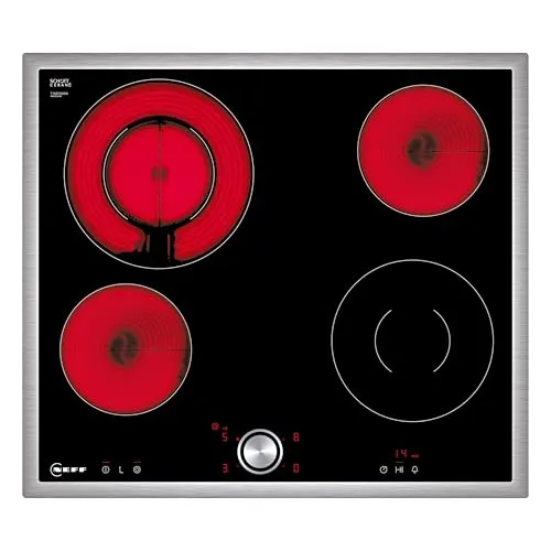 NEFF T16BT60N0, autarkes Elektrokochfeld, 60 cm, Schwarz, TwistPad