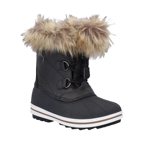 CMP Winterstiefel Anthilian Snow Boot WP schwarz Kinder, Größe 35 - Wasserdichte Kinder-Winterstiefel aus Actionleder mit warmem Kunstfellfutter, ideal für kalte Tage und Outdoor-Abenteuer.