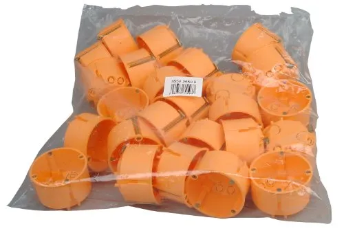 Kopp 355225509 Hohlwandschalterdose Isolierstoff, ø 68 mm, Dosentiefe 47 mm, Profi-Pack: 25-Stück im Netz