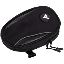 Modeka Ride Pack Beintasche 2L schwarz - Wasserbeständige Motorradgepäck Tasche mit elastischem Fach und regulierbarem Gurt, ideal für Onroad und Offroad Aktivitäten.