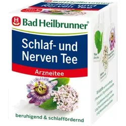 BAD Heilbrunner Schlaf- und Nerven Tee Filterbeut. 8X1.75 g
