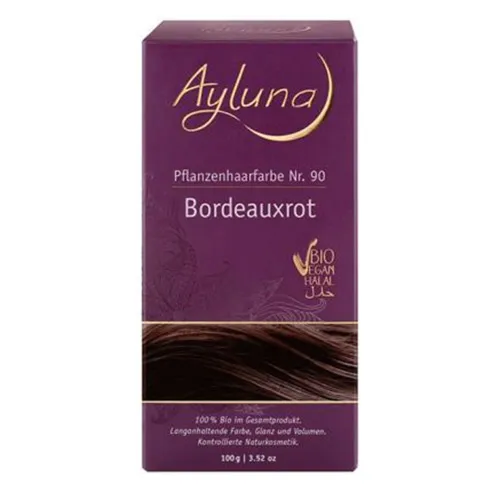 Ayluna Pflanzenhaarfarbe Bordeauxrot 100 g