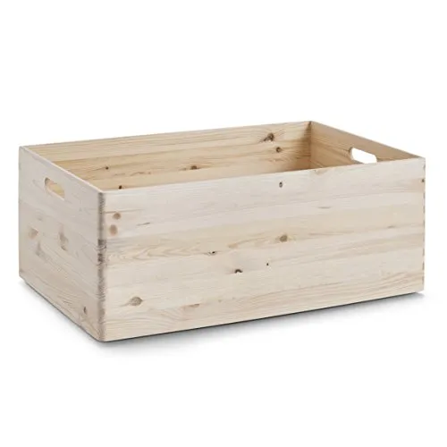 Zeller 13144 Allzweckkiste aus Nadelholz, 60 x 40 x 24 cm