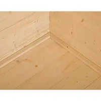 Boden für Weka Gartenhaus 209 Gr.3 - Gartenhaus-Zubehör, naturbelassener Massivholzboden für optimale Stabilität und Langlebigkeit Ihres Gartenhauses.
