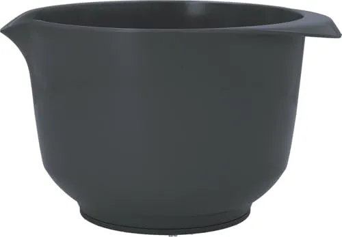 Birkmann, Rühr- und Servierschüssel, Cool Grey, 17,5×22×13 cm – 2L, recycelbarem PET, kratzbeständig, spülmaschinen- und mikrowellengeeignet