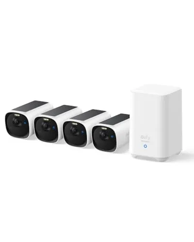 eufy Security eufyCam E40 4-Kamera-Set mit Homebase 2 von eufy Security