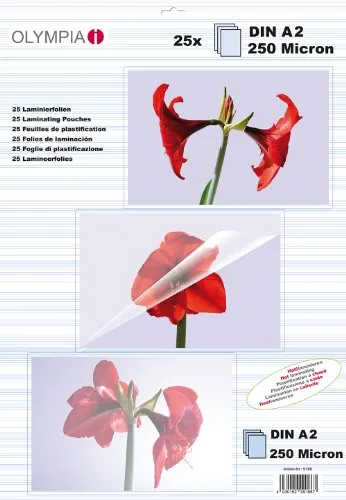 Olympia Laminierfolien DIN A2, 250 Mikron von Olympia