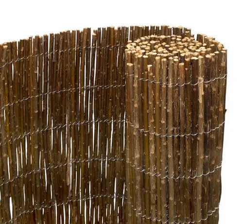 Spetebo Weide Sichtschutzmatte 250 x 75 cm - Wetterfeste Sichtschutzmatte aus Weide für Balkon, Terrasse und Garten. Ideal für bis zu 2,5 m Geländer oder Zaun, schützt vor Wind und Lärm und eignet sich perfekt für Dekorationen.