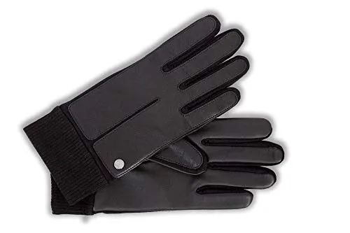 Roeckl Classic Kopenhagen Touch Handschuhe aus Leder schwarz - Elegante Lederhandschuhe mit Touchscreen-Funktion, ideal für stilbewusste Träger in der kalten Jahreszeit.