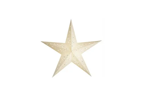 mitienda Papiersterne Papierstern Mia White zum Aufhängen weiß