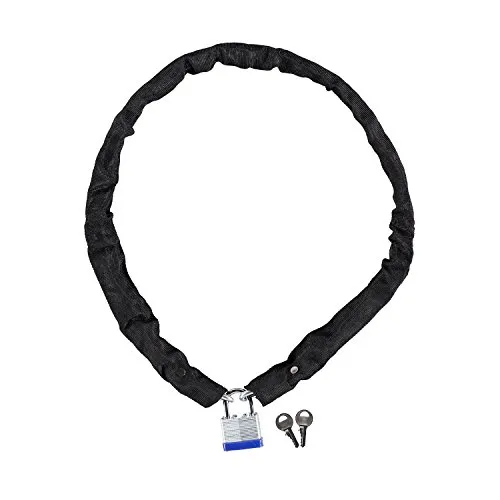 URBAN ZWEIRAD Kettenschloss extra-sicher für Fahrrad E-Bike & Motorrad, robustes Fahrrad-Schloss in 90 oder 110cm Länge - 6mm stark mit 2 Schlüsseln (110)