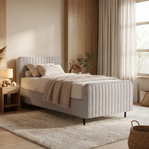 BEAUTYSOFA Polsterbett LAMI 90x200 cm