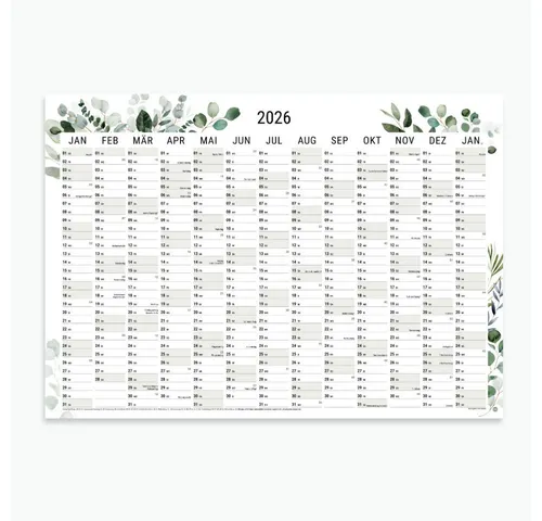 Wandkalender von heaven+paper