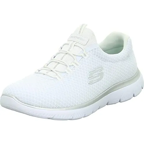 SKECHERS Damen Freizeitschuhe 12980 - Sneaker mit sportlichem Design und Bungee-Schnürung, ideal für maximalen Komfort dank der Memory Foam Innensohle.