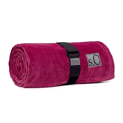 s.Oliver Wohndecke Oro, 150 x 200 cm in pink von s.Oliver