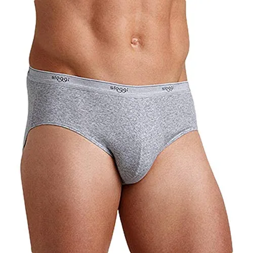 sloggi men Herren Basic Midi 2P Slip, Black Combination, 6 - Retroshorts für Herren im 2er Pack, aus langlebiger Baumwolle mit LYCRA für optimalen Tragekomfort und ein besonders weiches Taillenband.