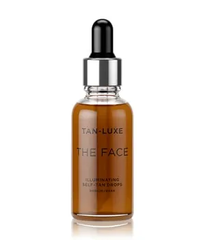 Tan-Luxe The Face Medium/Dark Selbstbräunungsserum 30 ml - Selbstbräuner für individuelle Bräunung, kombiniert mit Hautpflege. Mit Himbeersamenöl und Vitamin E für eine hydratisierte und gesunde Haut.