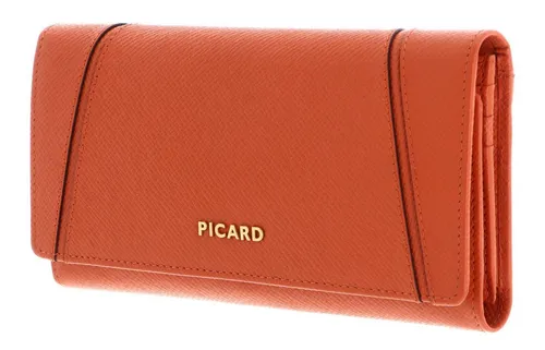 Picard Geldbörse Flap Wallet, aus echtem Rindsleder mit RFID-Blocker Schutz