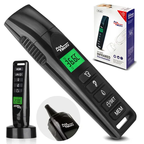 ProMedix PR-638 Infrarot-Thermometer 4 in 1 mit Ständer von Maclean