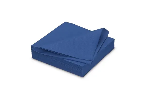 AVA Papierserviette, Servietten stoffähnlich 40x40cm 25 Stück Dunkelblau