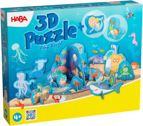 Produktbild Haba Puzzle 3D Spielwelt Unterwasser, Puzzleteile